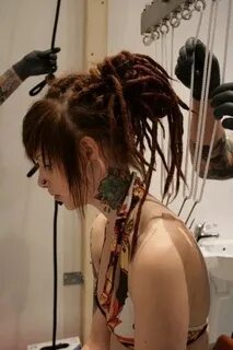 Dreadlock Up-Do Dread hairstyles, Dreadlock hairstyles, Part