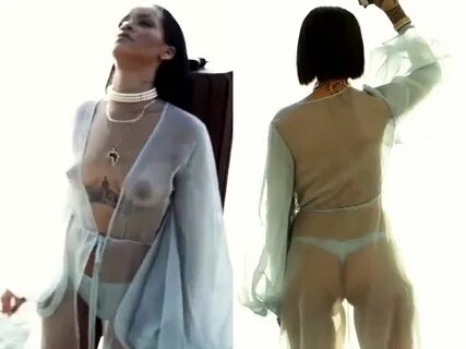 Rihanna Nude Tits And Ass Music Video Mix