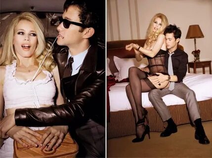 #GQ Feature: Joseph Gordon-Levitt and Claudia Schiffer Josep