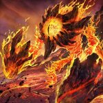Fire Elemental by iVANTAO Mythical creatures art, Monster co