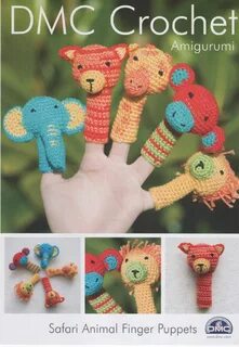 DMC 15098L/2Safari Animal Finger Puppets Amigurumi Crochet Etsy Crochet For...