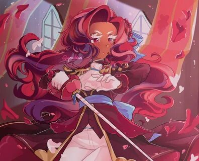 qev's tweet - "raspberry cookie..... love her sm #cookierunk