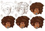 How To Color Curly Hair Drawing - And-again