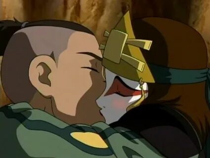 sokka and suki Photo: sokka & suki kissing Avatar cartoon, A