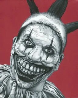 Twisty the Clown Original Oil Painting Print by kelendersart