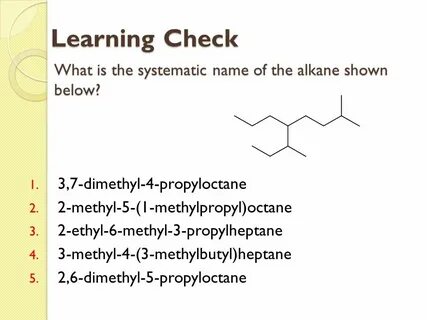 3. Organic Compounds: Alkanes and Their Stereochemistry - pp