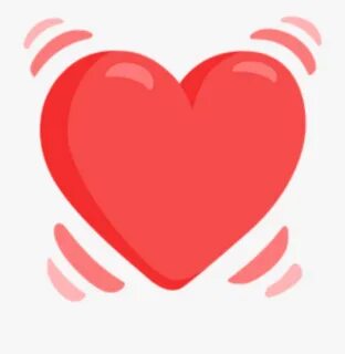 Clipart Beating Heart Emoji - Imagenes De Beat Heart , Trans