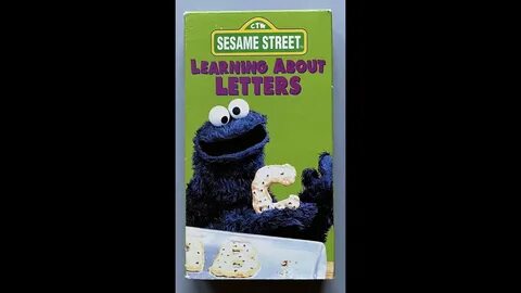 Opening to Sesame Street: Learning About Letters 1996 VHS (2