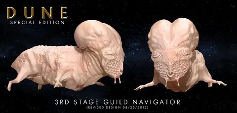 Guild Navigator. 3rd Stage Dune art, Dune book, Dune novel