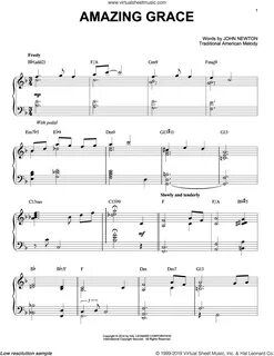 Newton - Amazing Grace Jazz version (arr. Brent Edstrom) she