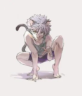 Neko Killua ❤ #killua #hunterxhunter #anime Hunter anime, Hu