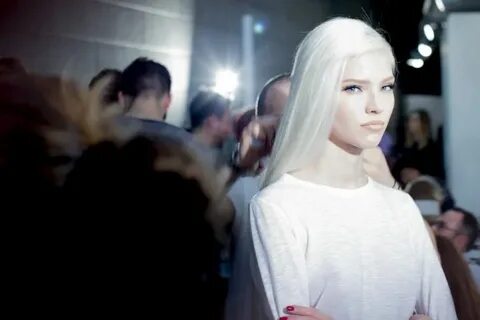 floraspice: " Sasha Luss backstage at Versace Fall/Winter 20