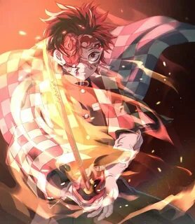 Tanjiro Kamado Dibujos de anime, Personajes de anime, Arte d