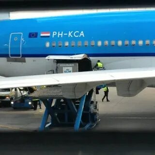 KLM Flight KL621 AMS - ATL - Самолет в Schiphol