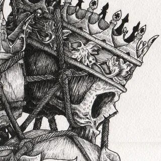 V Kings on Behance Skull art drawing, Skull tattoo design, A