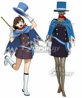EAAY008 Ace Attorney Gyakuten Saiban Trucy Wright Cosplay Co