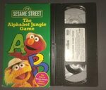Sesame Street The Alphabet Jungle Game Vhs - GIA