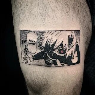 Kaneki "You’re a bother" tattoo. I do anime & manga tattoos!