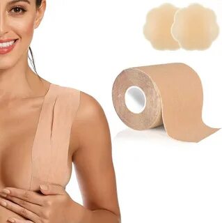 Amazon.com: Niidor Boob Tape Breathable Backless Breast Lift up Tape Athlet...