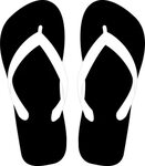 sandals png - Flipflops - Flip Flop Vector Free #1513826 - V
