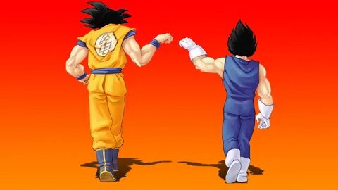 Vegeta And Goku Fist Bump posted by Zoey Tremblay