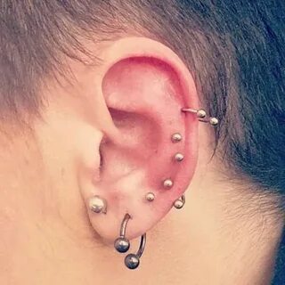 75 Helix Piercing Ideas That Look Great + Pain, Aftercare & 
