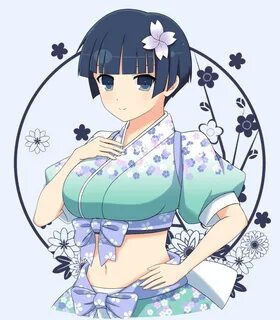 Safebooru - 1girl absurdres bangs black hair blunt bangs blu