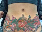 Tattoo Over Tummy Tuck Scar - Best Images Hight Quality
