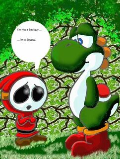 I'm a shy guy Shy guy, Yoshi, Birdo