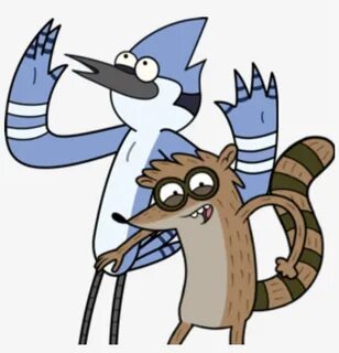 Mordecai And Rigby - Rigby Regular Show Png - Free Transpare