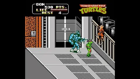 Teenage Mutant Ninja Turtles 2 The Arcade Game - Nintendo Ga