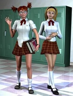 Pin on Daz Studio: Maid and School Uniform