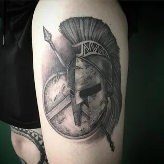 Χρυσή Αυγή Spartan helmet tattoo, Spartan tattoo, Medieval t