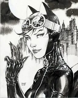 Catwoman art being auctioned off for charity! Pencils and in