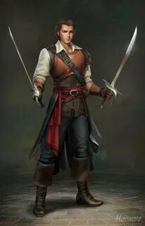 ArtStation - D&D Character Pirate, Audia Pahlevi Character p