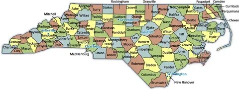 north-carolina-counties ALTA Land Survey