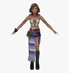 Final Fantasy X 2 Yuna Model, HD Png Download - kindpng