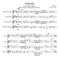 Undertale-Saxophone quartet Sheet music for Saxophone alto, 