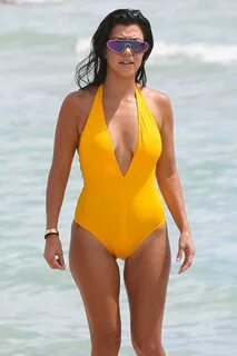 Kourtney Kardashian in Swimsuit -10 GotCeleb