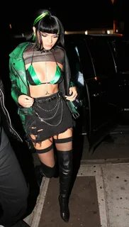 Kendall Jenner as Powerpuff Girl Buttercup - Halloween Party