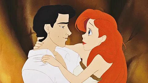 Disney Princess Screencaps - Prince Eric & Princess Ariel - 