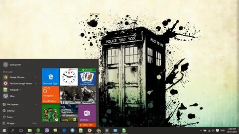 Tardis Windows 10 Theme Doctor who wallpaper, Doctor who art