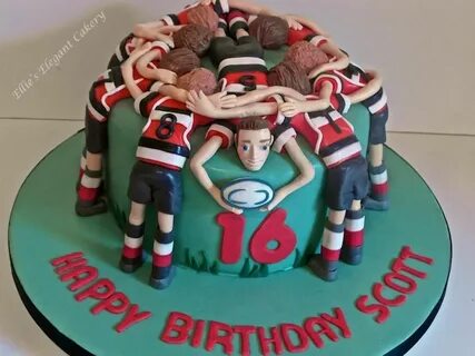 rugby cake - Cake by Ellie @ Ellie's Elegant Cakery Decoraci