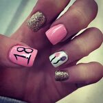 Birthday Themed Nail Arts - Pretty Designs Birthday nail des