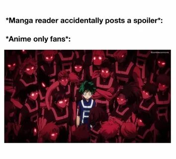 Manga reader accidentally posts a spoiler anime only fans me