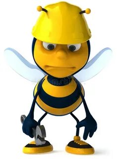 Working bee stock illustration. Illustration of antenna - 16