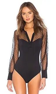 Meserole Bodysuit with Collar Thistle & Spire $98 BEST SELLE