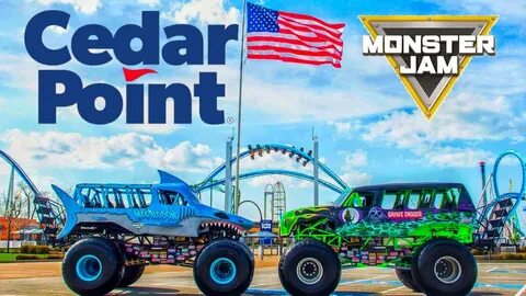 Monster Jam Thunder Alley at Cedar Point - YouTube