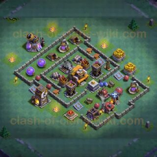 Best Builder Hall Level 5 Base with Link - Clash of Clans - 