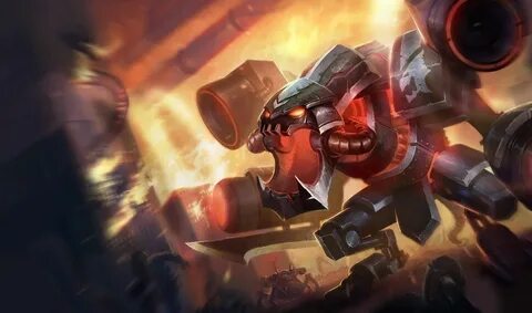 Battlecast Cho'Gath Skin Battlecast, League of legends, Leag